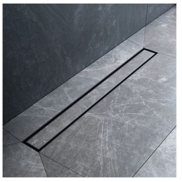 Трап для душа Am.Pm (Ам.Пм) MasterFlow линейный универсальный затвор Tile 70см цвет черный матовый W01SC-U11-070-04BM