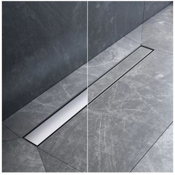 Трап для душа Am.Pm (Ам.Пм) MasterFlow линейный универсальный затвор Tile 70см цвет сталь матовый W01SC-U11-070-04SB