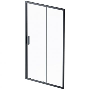 Душевая дверь Am.Pm (Ам.Пм) Gem Solo 120х195, стекло прозрачное, профиль черный матовый W90G-120-1-195BT