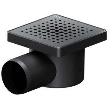 Трап для душа Am.Pm (Ам.Пм) PrimeFlow точечный мокрый затвор Cut Gradient 10см цвет черный матовый W02BD-P11-010-01BM