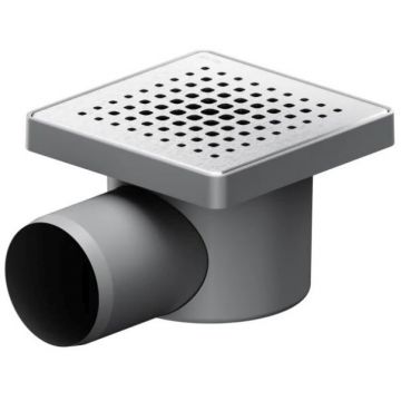 Трап для душа Am.Pm (Ам.Пм) PrimeFlow точечный мокрый затвор Cut Gradient 10см цвет сталь матовый W02BD-P11-010-01SB