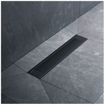 Трап для душа Am.Pm (Ам.Пм) PrimeFlow линейный универсальный затвор Cut Gradient 40см цвет черный матовый W02SC-P11-040-01BM