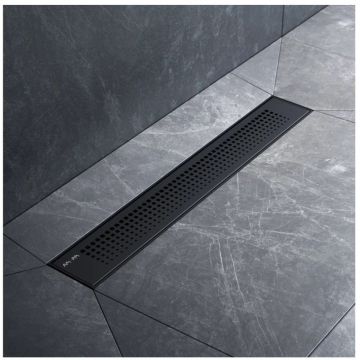 Трап для душа Am.Pm (Ам.Пм) PrimeFlow линейный универсальный затвор Cut Gradient 50см цвет черный матовый W02SC-P11-050-01BM