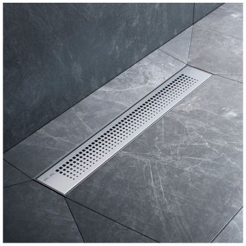 Трап для душа Am.Pm (Ам.Пм) PrimeFlow линейный универсальный затвор Cut Gradient 50см цвет сталь матовый W02SC-P11-050-01SB