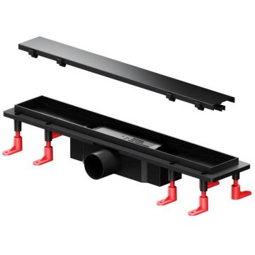 Трап для душа Am.Pm (Ам.Пм) PrimeFlow линейный универсальный затвор Tile 50см цвет черный матовый W02SC-U11-050-04BM