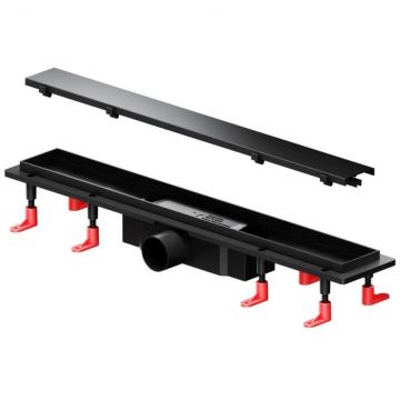 Трап для душа Am.Pm (Ам.Пм) PrimeFlow линейный универсальный затвор Tile 60см цвет черный матовый W02SC-U11-060-04BM