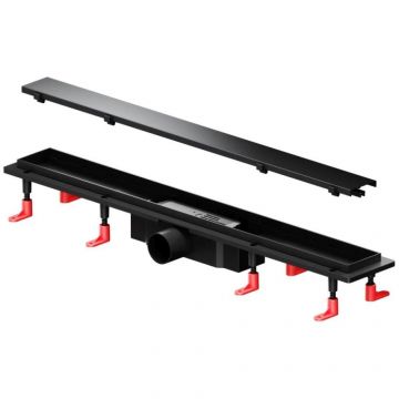 Трап для душа Am.Pm (Ам.Пм) PrimeFlow линейный универсальный затвор Tile 70см цвет черный матовый W02SC-U11-070-04BM