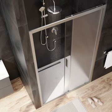 Душевая дверь Am.Pm (Ам.Пм) Gem Solo 120х195, стекло матовое, профиль матовый хром W90G-120-1-195MM