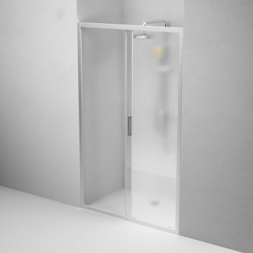 Душевая дверь Am.Pm (Ам.Пм) Gem Solo 120х195, стекло матовое, профиль матовый хром W90G-120-1-195MM