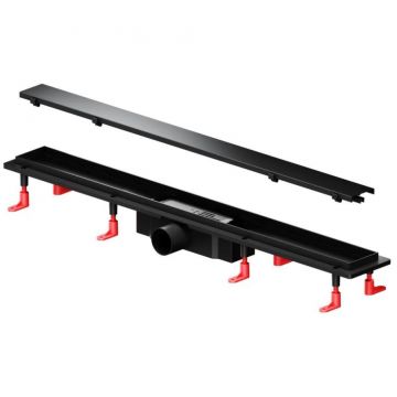 Трап для душа Am.Pm (Ам.Пм) PrimeFlow линейный универсальный затвор Tile 80см цвет черный матовый W02SC-U11-080-04BM