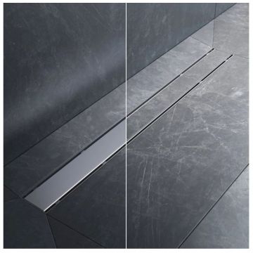 Трап для душа Am.Pm PrimeFlow линейный универсальный затвор Tile 80см цвет сталь матовый W02SC-U11-080-04SB