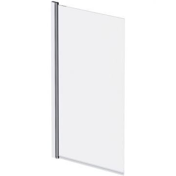 Душевая шторка Am.Pm (Ам.Пм) Gem на борт ванны 80х140, поворотная, профиль хром, стекло прозрачное W90BS-D080-140CT