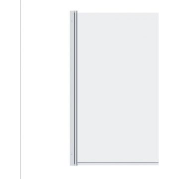 Душевая шторка Am.Pm (Ам.Пм) на борт ванны,стекло поворотное 80х140мм,стекло прозрозрачное,профиль хром глянцевый DX35WBS-D080-140MT