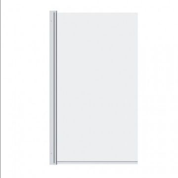 Душевая шторка Am.Pm (Ам.Пм) на борт ванны,стекло поворотное 80х140мм,стекло прозрозрачное,профиль хром глянцевый DX35WBS-D080-140MT