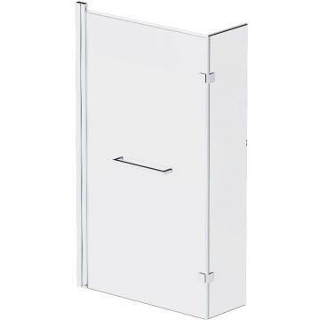 Душева шторка Am.Pm (Ам.Пм) на борт ванны 150х80,профиль хром,стекло прозрачное, DX35WBS-D7W1-150MT