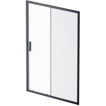 Душевая дверь Am.Pm (Ам.Пм) Gem Solo 140х195, стекло матовое, профиль черный матовый W90G-140-1-195BM