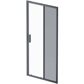 Душевая дверь Am.Pm (Ам.Пм) Gem Solo 100х195, стекло тонированное, профиль черный матовый W90G-100-1-195BG