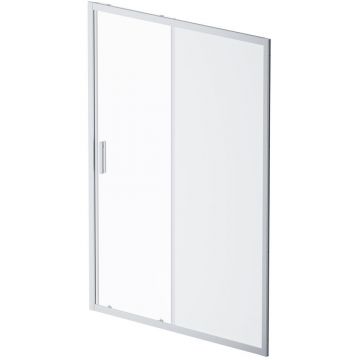 Душевая дверь Am.Pm (Ам.Пм) Gem Solo 140х195, стекло матовое, профиль матовый хром W90G-140-1-195MM