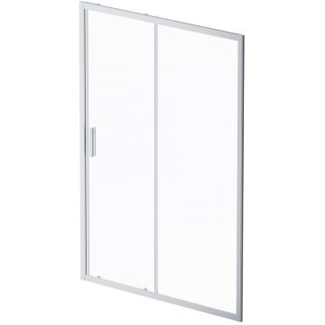 Душевая дверь Am.Pm (Ам.Пм) Gem Solo 140х195, стекло прозрачное, профиль матовый хром W90G-140-1-195MT