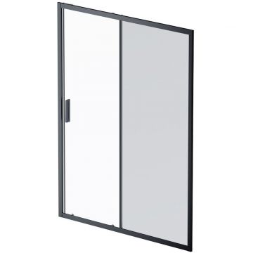 Душевая дверь Am.Pm (Ам.Пм) Gem Solo 150х195, стекло тонированное, профиль черный матовый W90G-150-1-195BG