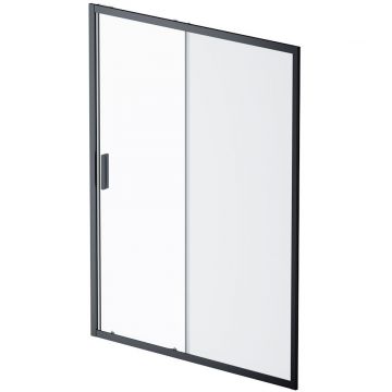 Душевая дверь Am.Pm (Ам.Пм) Gem Solo 150х195, стекло матовое, профиль черный матовый W90G-150-1-195BM