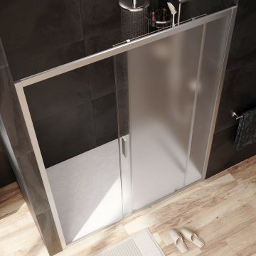 Душевая дверь Am.Pm (Ам.Пм) Gem Solo 150х195, стекло матовое, профиль матовый хром W90G-150-1-195MM