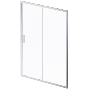 Душевая дверь Am.Pm (Ам.Пм) Gem Solo 150х195, стекло прозрачное, профиль матовый хром W90G-150-1-195MT