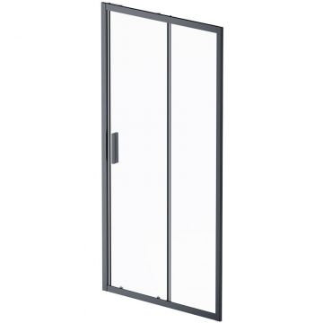 Душевая дверь Am.Pm (Ам.Пм) Gem Solo 100х195, стекло прозрачное, профиль черный матовый W90G-100-1-195BT