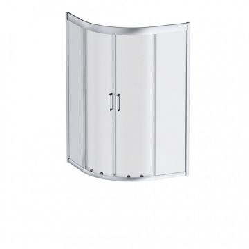 Душевое ограждение Am.Pm (Ам.Пм) Gem Deep 90х90,стекло прозрачное,профиль мат. серебро,без поддона W90G-401A090WT