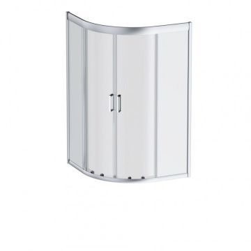 Душевое ограждение Am.Pm (Ам.Пм) Gem Deep 90х90,стекло прозрачное,профиль мат. серебро,без поддона W90G-401A090WT