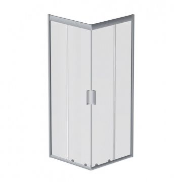 Душевое ограждение Am.Pm (Ам.Пм) Gem 90х90 квадрат,стекло прозрачное,профиль мат. серебро, без поддона W90G-403-090MT