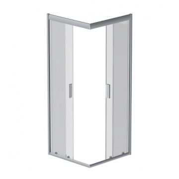 Душевое ограждение Am.Pm (Ам.Пм) Gem 90х90 квадрат,стекло прозрачное,профиль мат. серебро, без поддона W90G-403-090MT