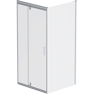 Душевое ограждение Am.Pm (Ам.Пм) Gem Sqare Pivot 90x90 стекло прозрачное, профиль матовый хром, без поддона W90G-404-090MT