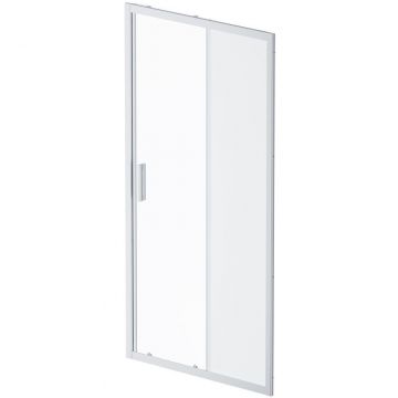 Душевая дверь Am.Pm (Ам.Пм) Gem Solo 100х195, стекло матовое, профиль матовый хром W90G-100-1-195MM