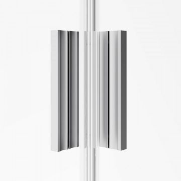 Душевое ограждение Am.Pm (Ам.Пм) Gem Twin Slide 120x80, профиль матовый хром, стекло прозрачное W90G-404-120280-MT