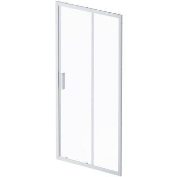 Душевая дверь Am.Pm (Ам.Пм) Gem Solo 100х195, стекло прозрачное, профиль матовый хром W90G-100-1-195MT