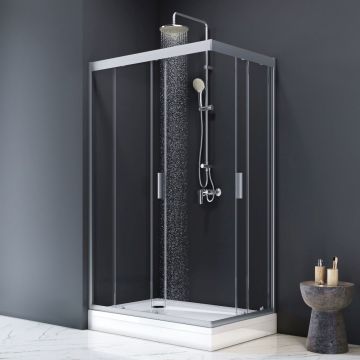 Душевой поддон Am.Pm (Ам.Пм) Gem Square 120x80 поддон с сифоном, W90T-404-12080W