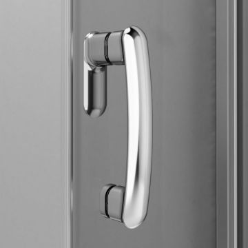 Душевое ограждение Am.Pm (Ам.Пм) Like Solo Slide 90x90, стекло тонированное, профиль хром глянцевый, W83G-315-090CG