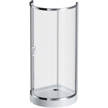 Душевое ограждение Am.Pm (Ам.Пм) Like Round 95x95, стекло прозрачное, профиль хром глянцевый W83G-333-095CT