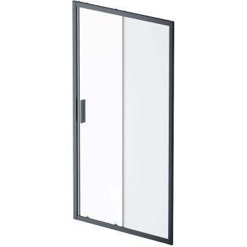Душевая дверь Am.Pm (Ам.Пм) Gem Solo 110х195, стекло матовое, профиль черный матовый W90G-110-1-195BM