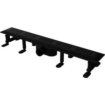 Душевой трап RGW (РГВ) SDR-34B-60 линейный 60 см черный 50 мм (d слива) на ножках (64213460-04)