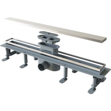 Душевой трап RGW (РГВ) SDR-34-60 линейный 60 см хром 50 мм (d слива) на ножках (64213460-01)