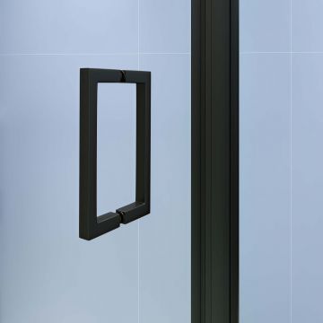 Душевая дверь RGW (РГВ) Stilvoll 90x195 см SV-05-B черный цвет, Black Smart Line стекло 8 мм, EasyClean (70320509-194)