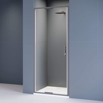 Душевая дверь RGW (РГВ) Stilvoll 90x195 см SV-05-Gr серый цвет, прозрачное стекло 8 мм, EasyClean (70320509-110)