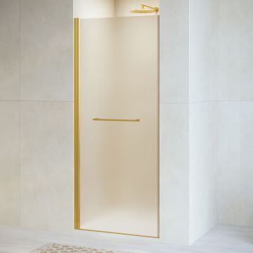 Душевая дверь RGW (РГВ) Passage 90x195 см PA-103-Gb золото браш цвет, Матовое стекло 6 мм, EasyClean (020810309-26)