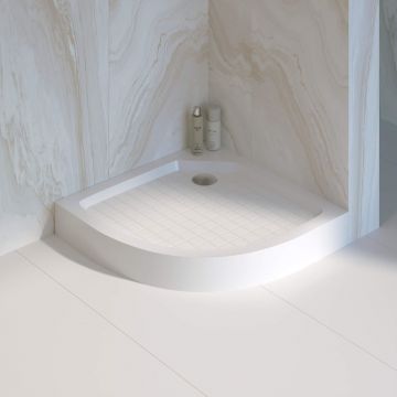 Душевой поддон RGW (РГВ) 80x80x140 SMC/R-8080W белый цвет, полукруглый (7 ножек в комплекте ) (57350488-01)