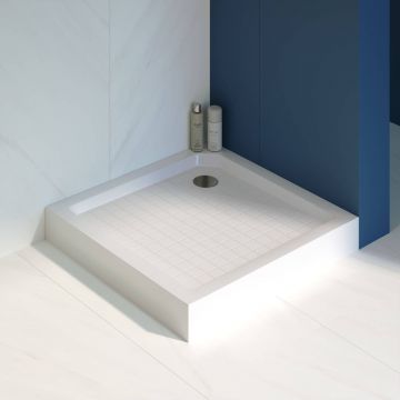 Душевой поддон RGW (РГВ) 90x90x140 см SMC-9090W белый цвет, квадрат (9 ножек в комплекте) (57350199-01)