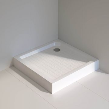 Душевой поддон RGW (РГВ) 90x90x140 см SMC-9090W белый цвет, квадрат (9 ножек в комплекте) (57350199-01)