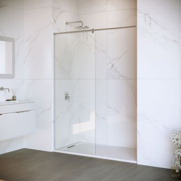 Душевая перегородка RGW (РГВ) Walk In 110x195 см WA-033 хром цвет, прозрачное стекло 6 мм, EasyClean (351003311-11)