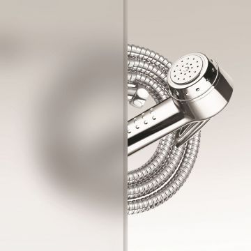 Душевая перегородка RGW (РГВ) Walk In 100x195 см WA-034 хром цвет, Матовое стекло 8 мм, EasyClean (351003410-21)